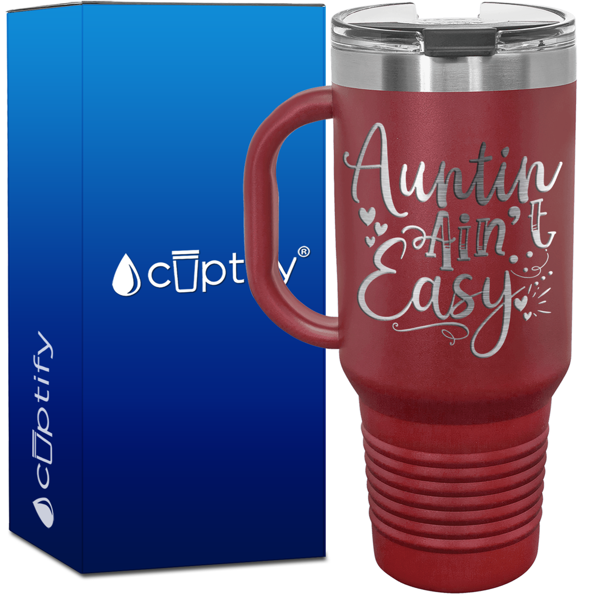 Auntin Ain't Easy 40oz Aunt Travel Mug