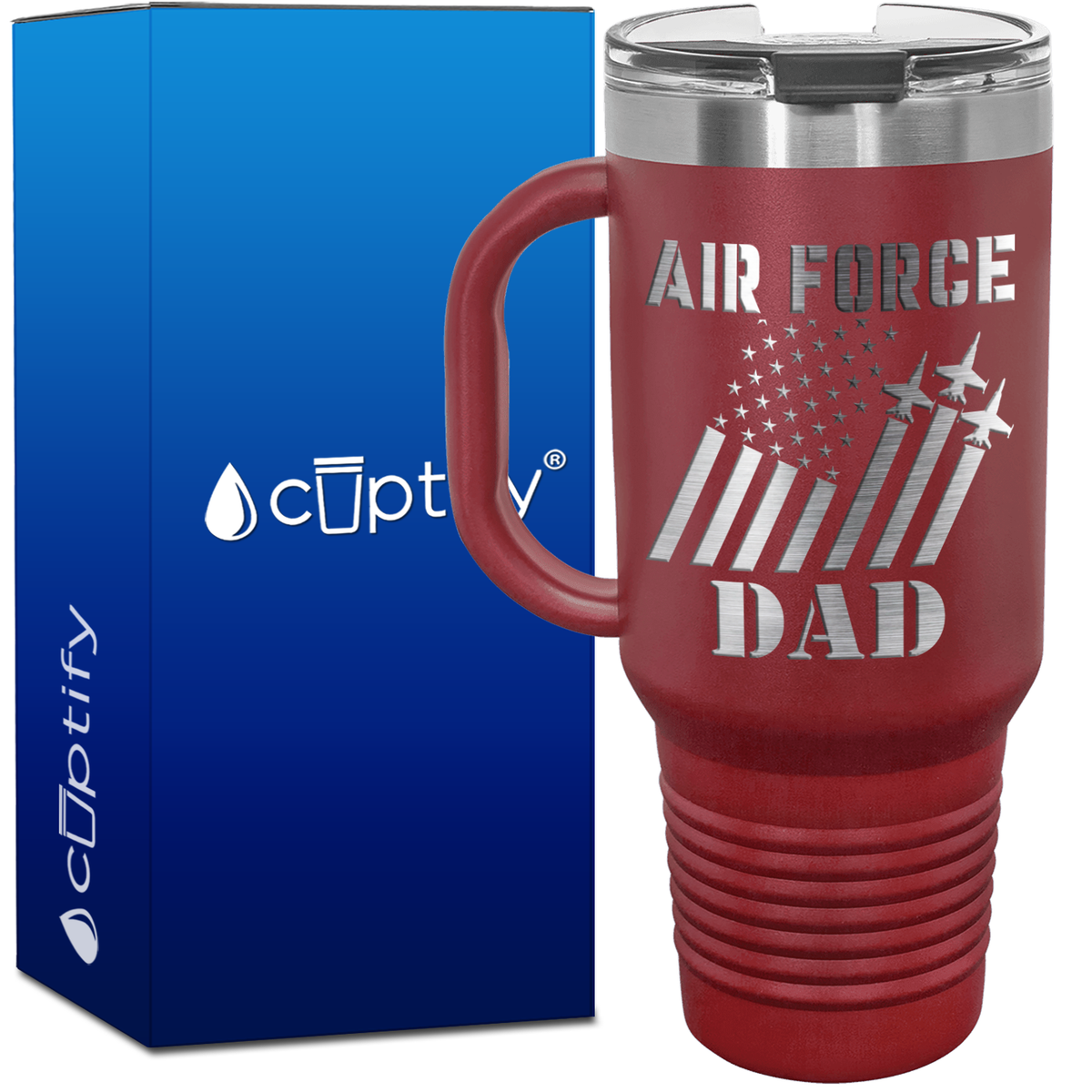 Air Force Dad 40oz Travel Mug