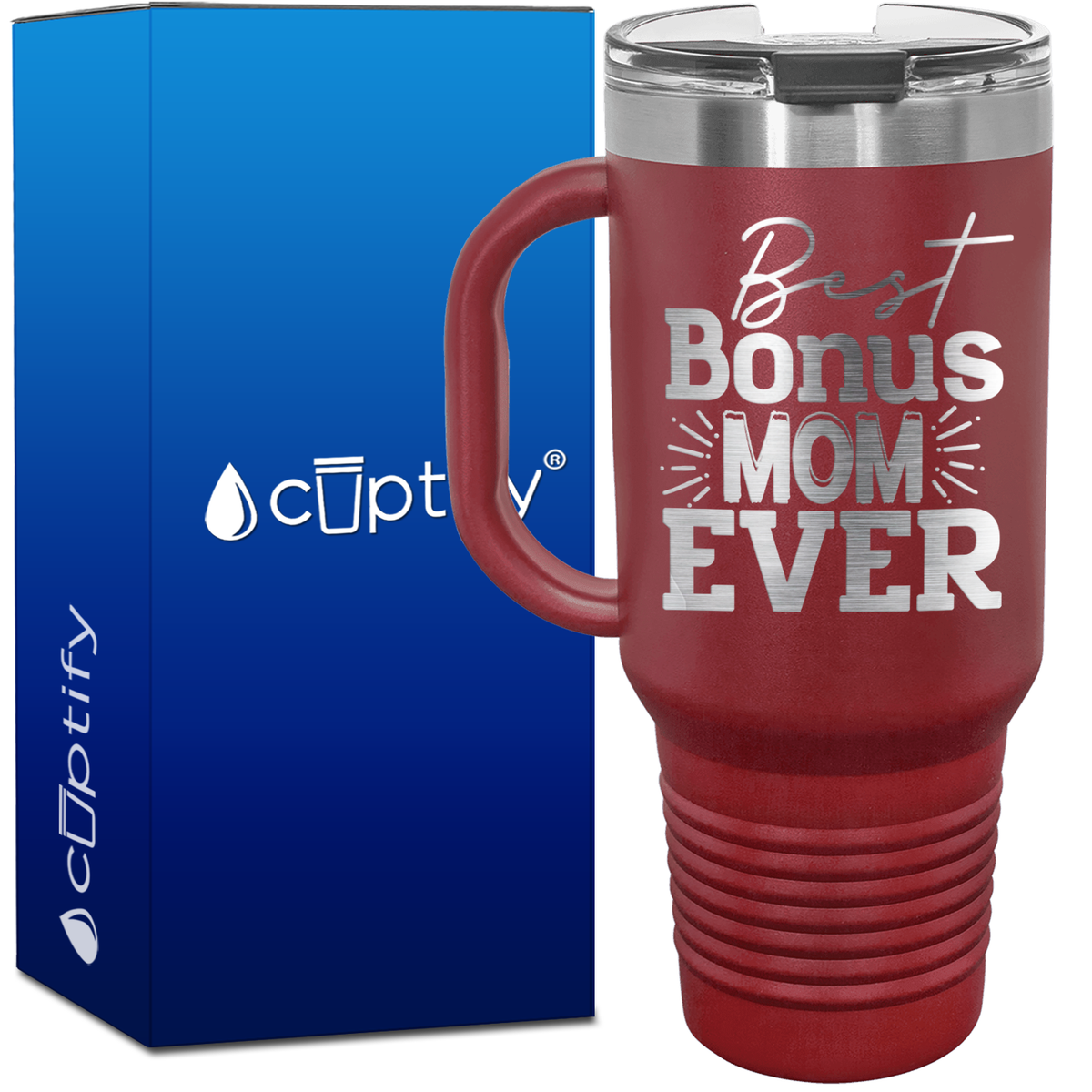 Best Bonus Mom Ever 40oz Mom Travel Mug