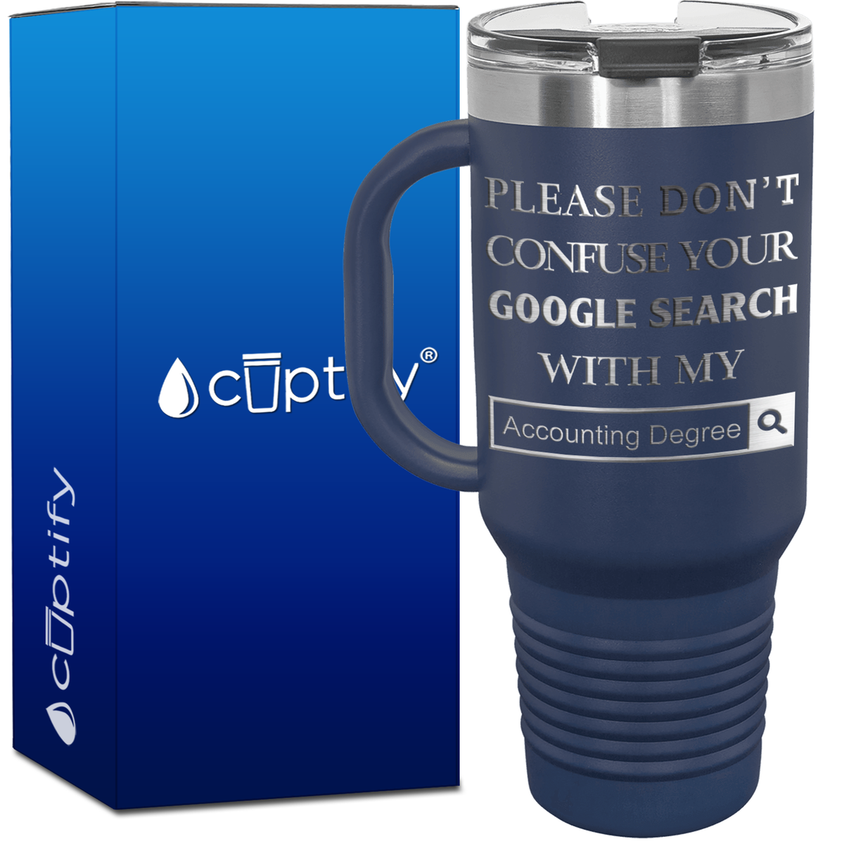 Google Search Accounting Degree 40oz Accountant Travel Mug