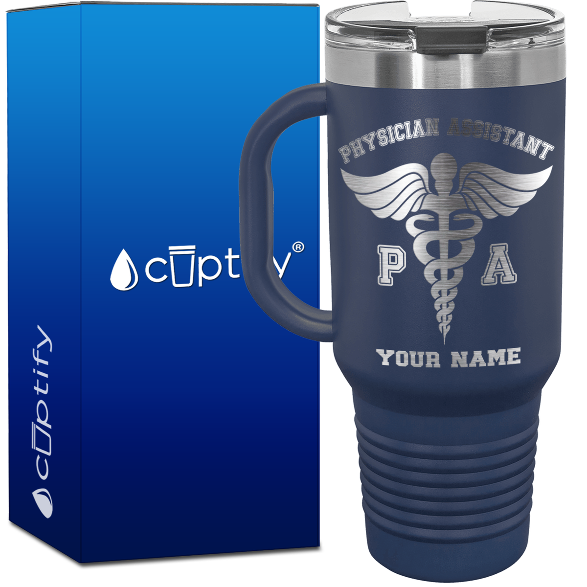 Personalized PA Physician Assistant 40oz Medical Travel Mug