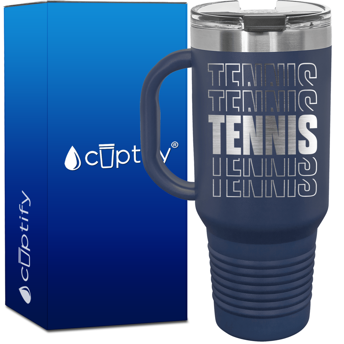 Tennis Tennis Tennis 40oz Travel Mug