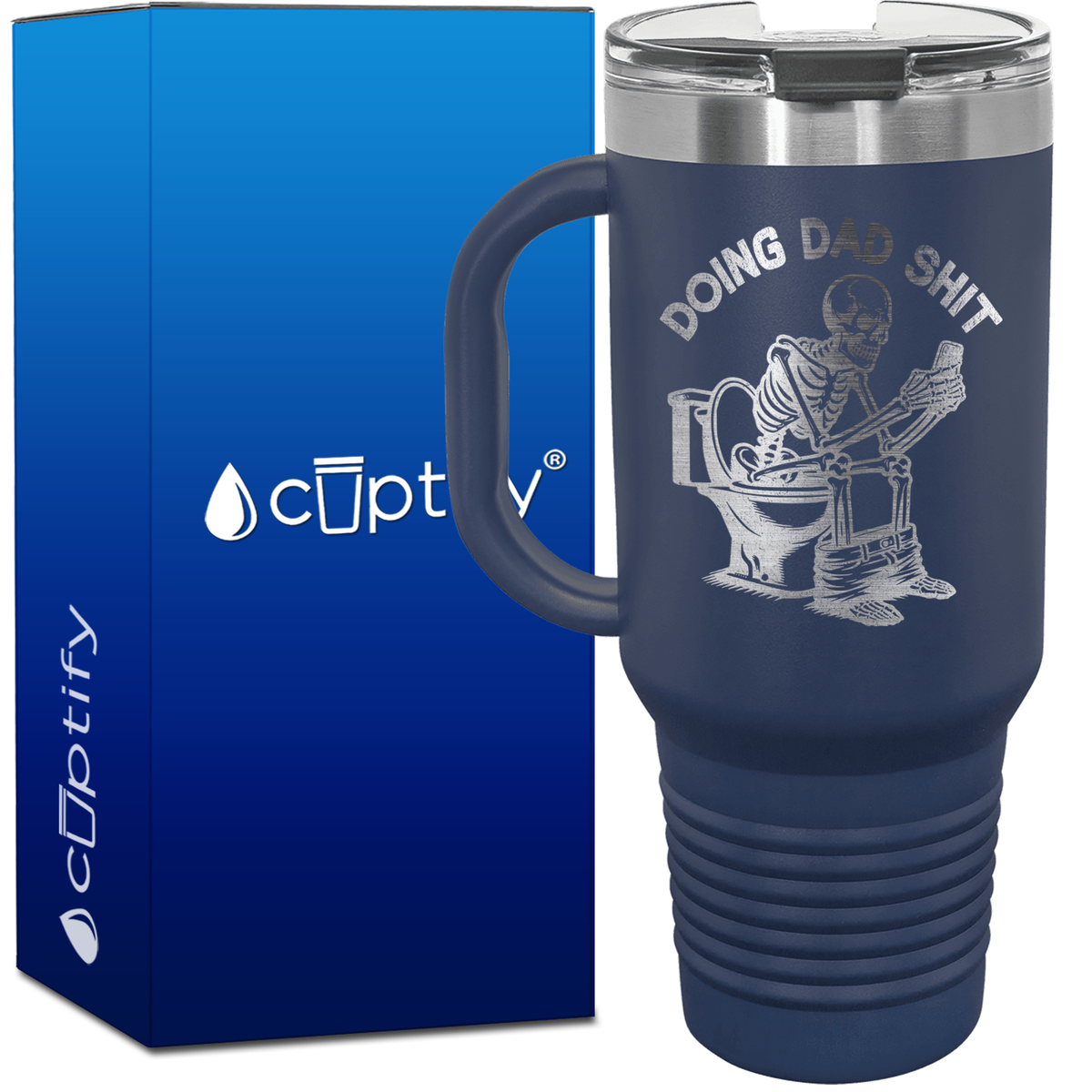 Doing Dad Shit 40oz Funny Travel Mug