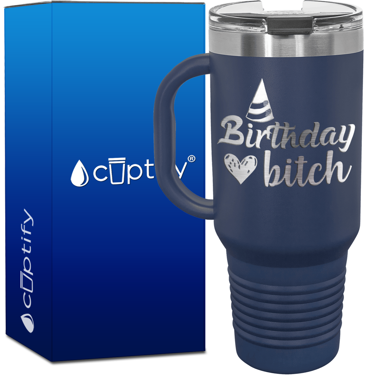 Birthday Bitch 40oz Travel Mug