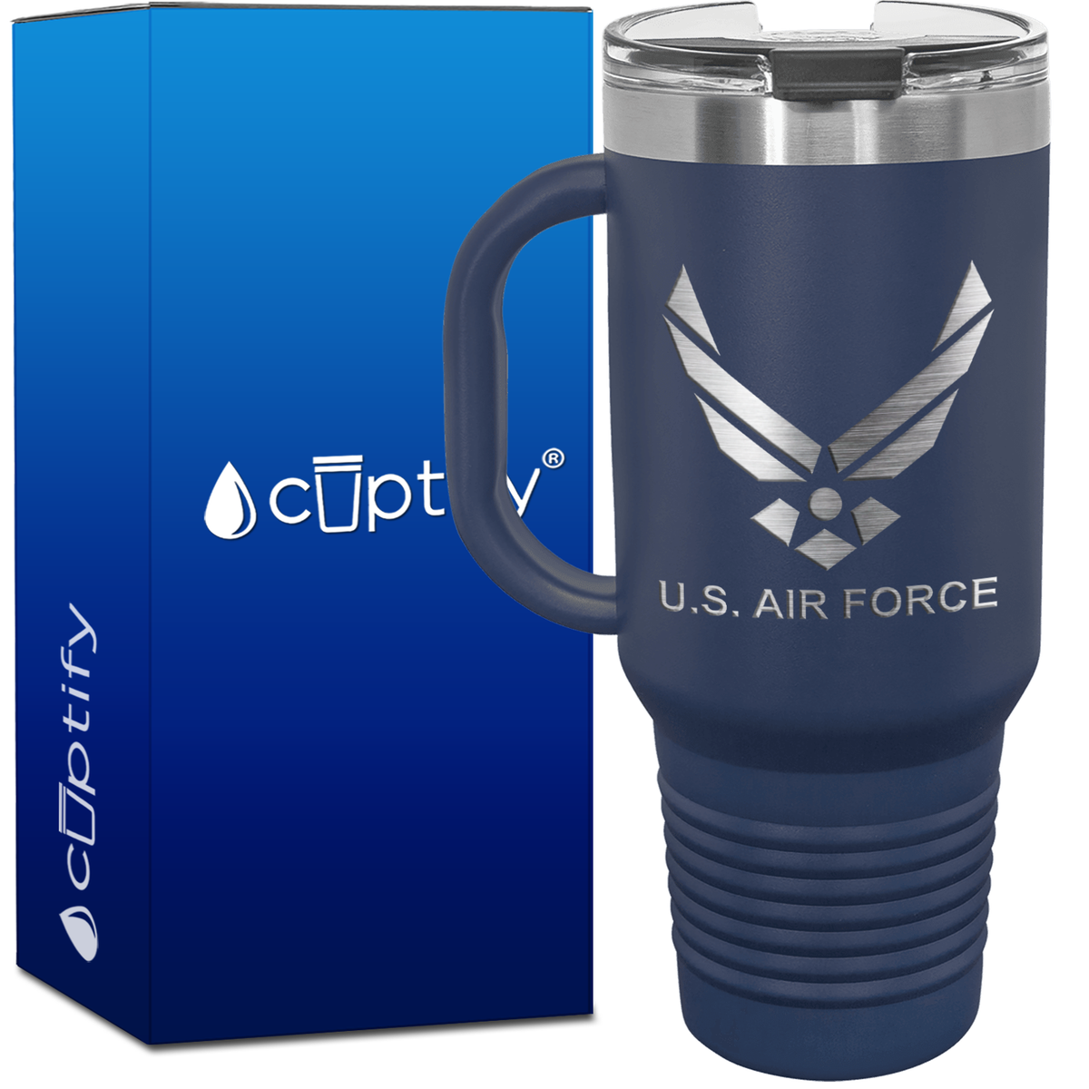 Personalized US Air Force 40oz Travel Mug
