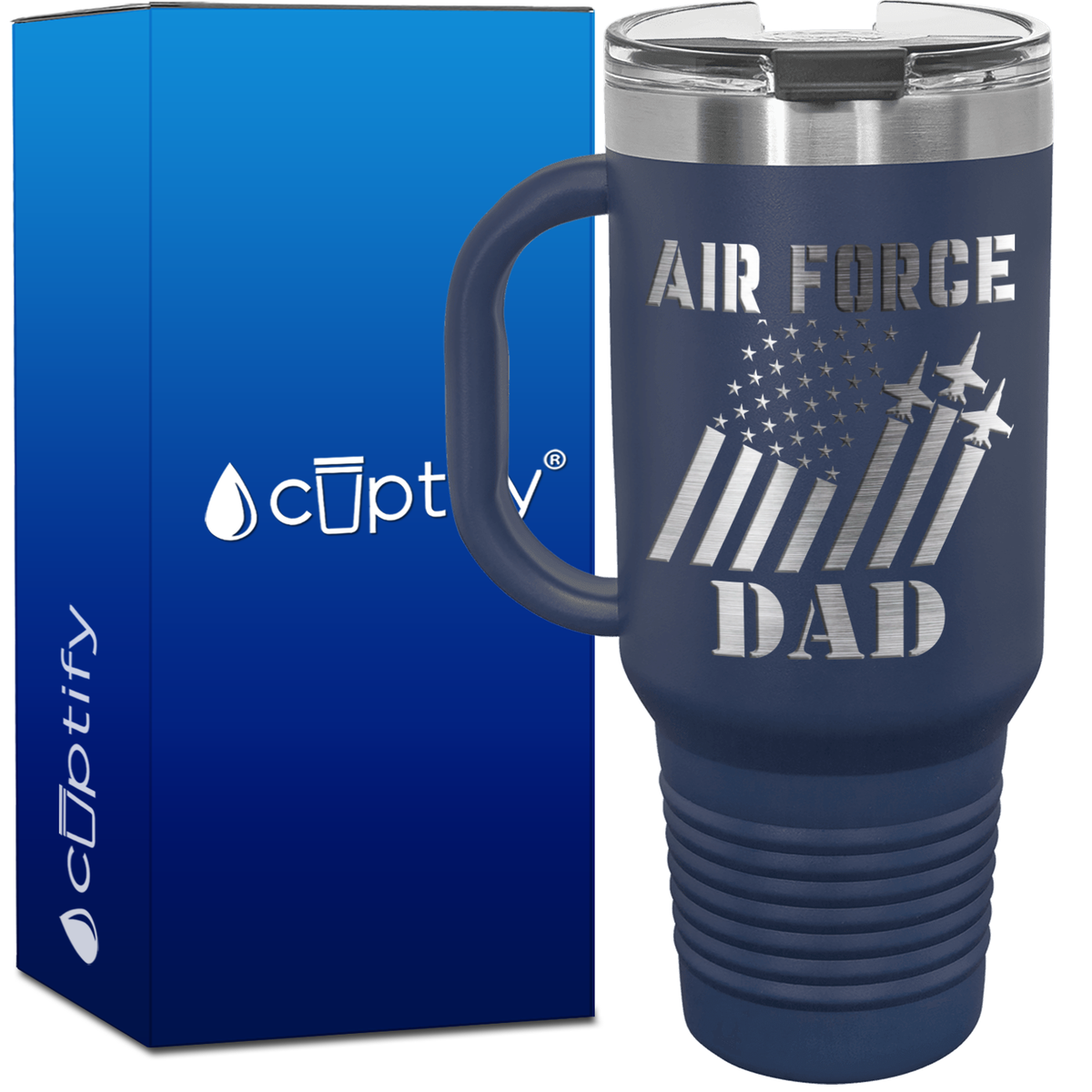 Air Force Dad 40oz Travel Mug
