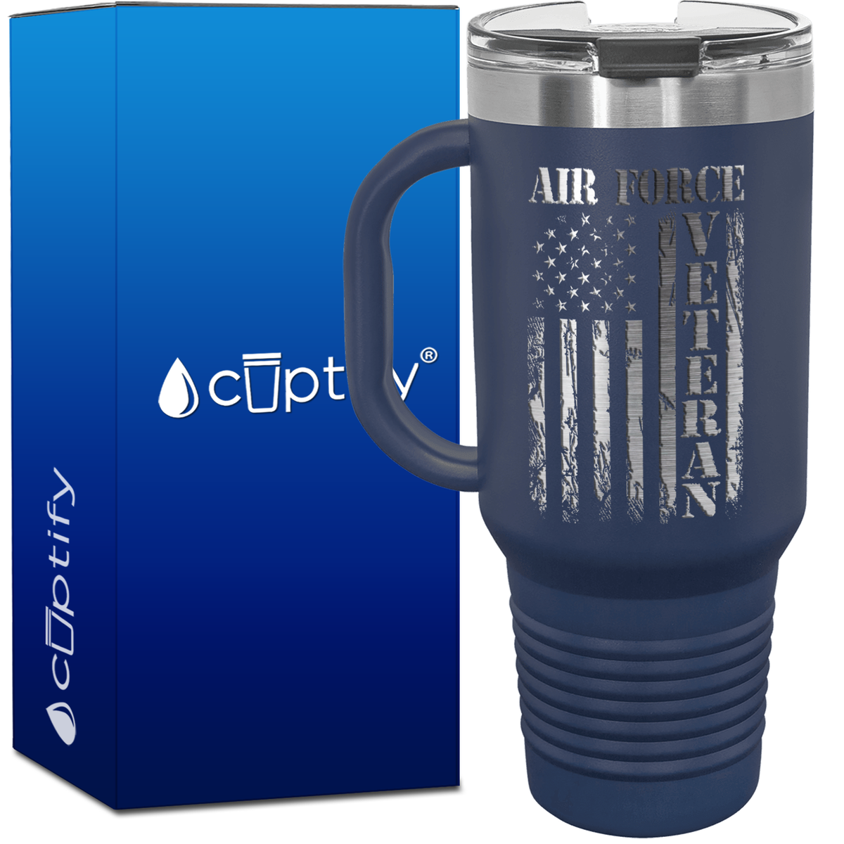 Air Force Veteran 40oz Travel Mug
