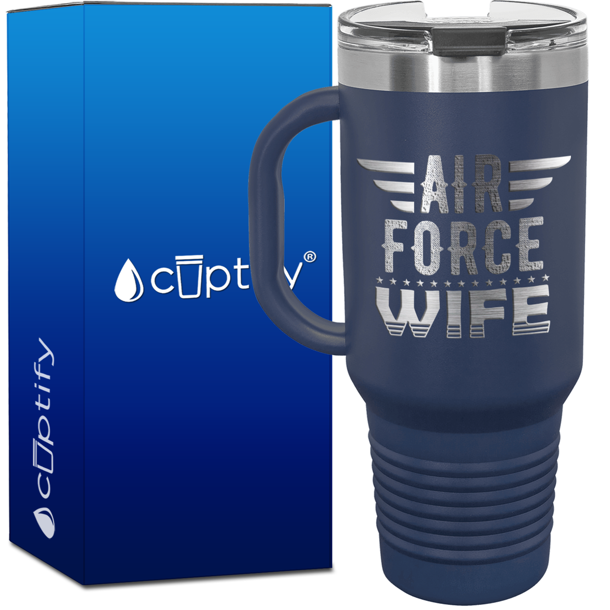 Air Force Wife 40oz Travel Mug