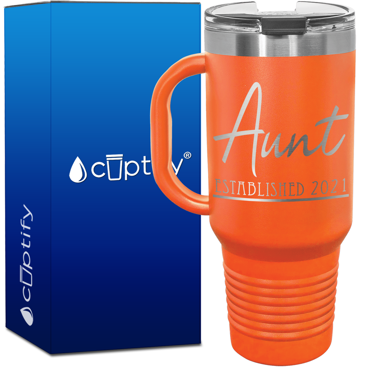 Aunt Established 40oz Aunt Travel Mug