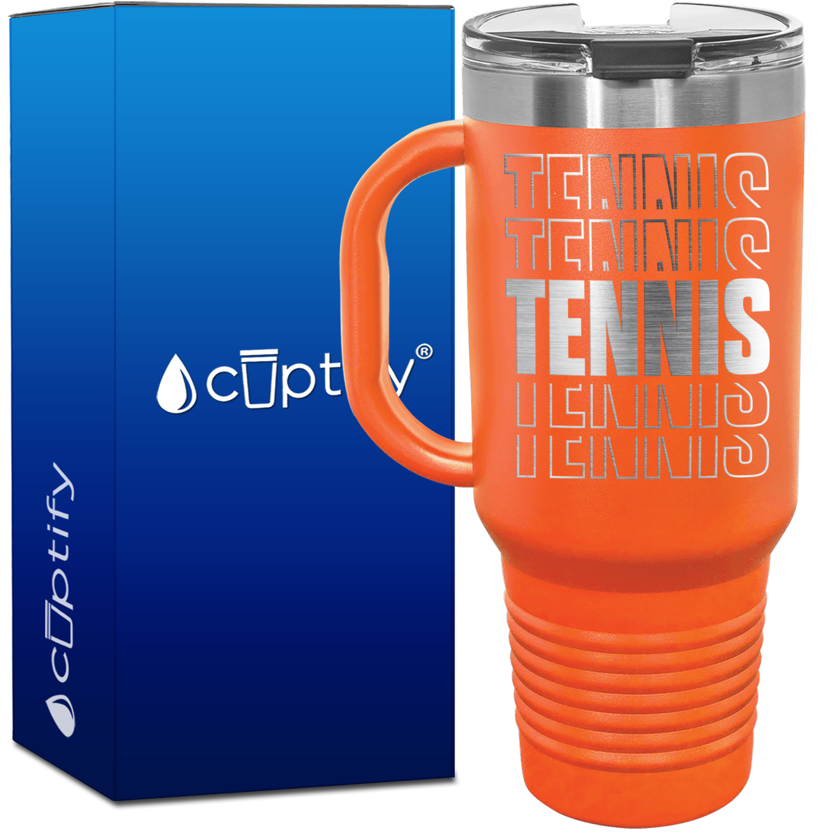 Tennis Tennis Tennis 40oz Travel Mug