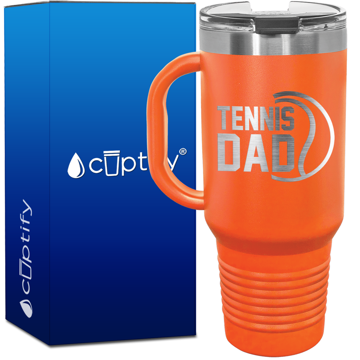 Tennis Dad 40oz Travel Mug
