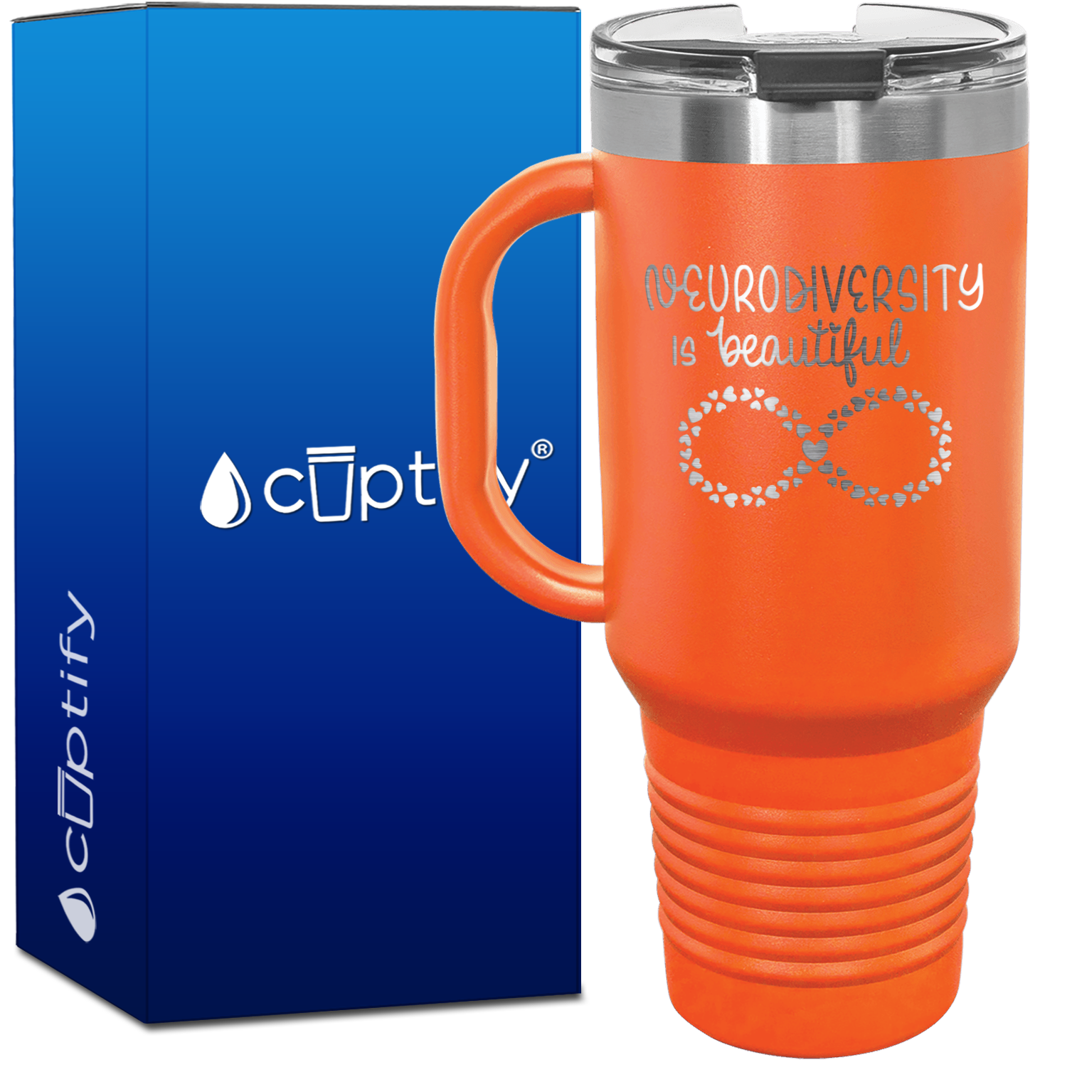 Neurodiversity is Beautiful 40oz Autism Travel Mug