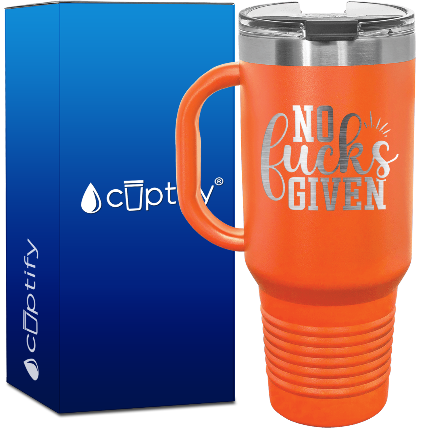 No Fucks Given 40oz Funny Travel Mug