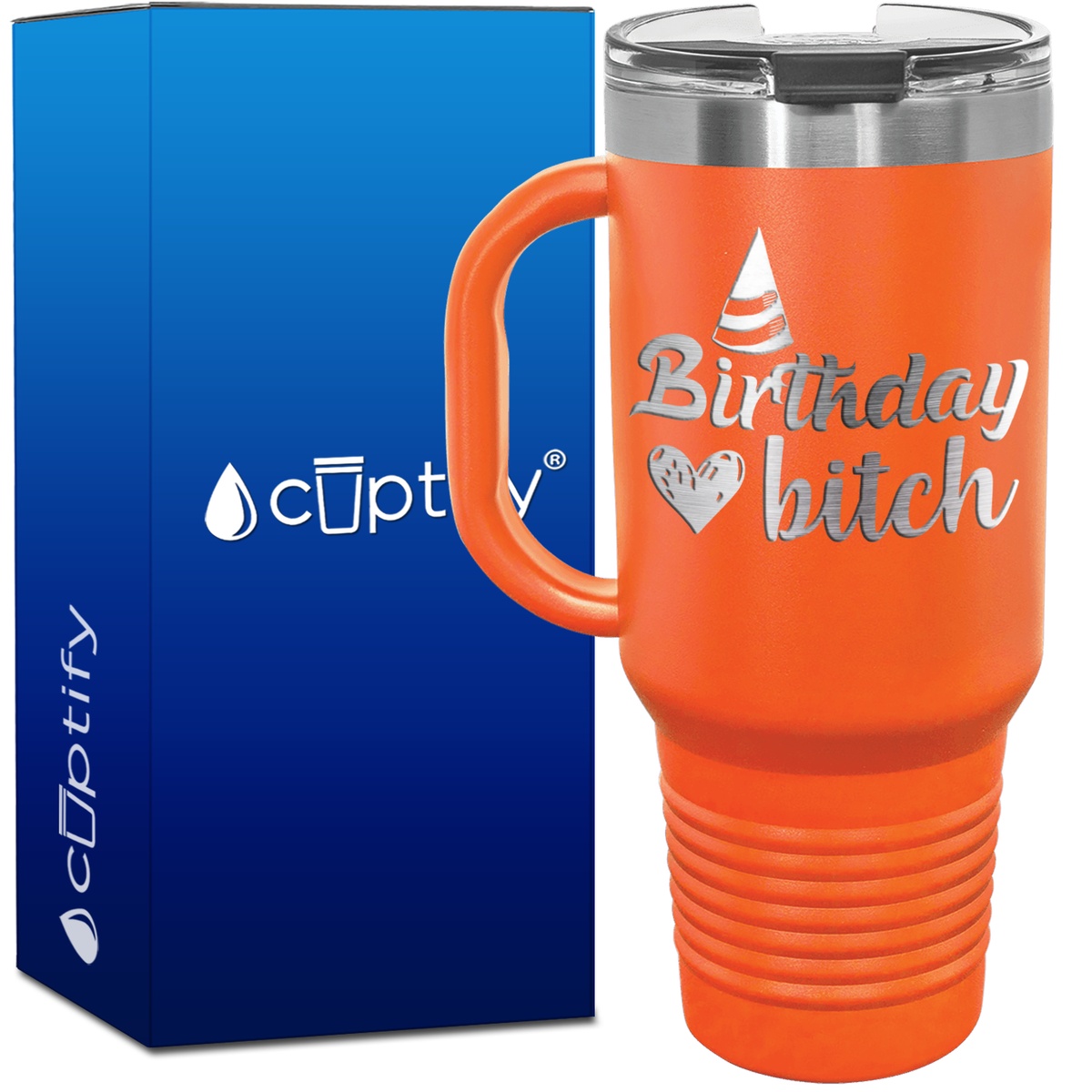 Birthday Bitch 40oz Travel Mug