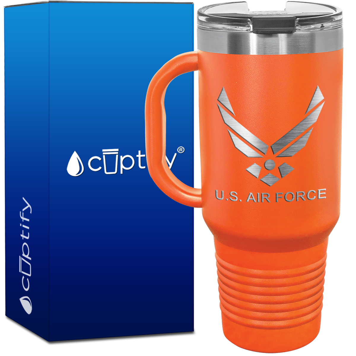 Personalized US Air Force 40oz Travel Mug