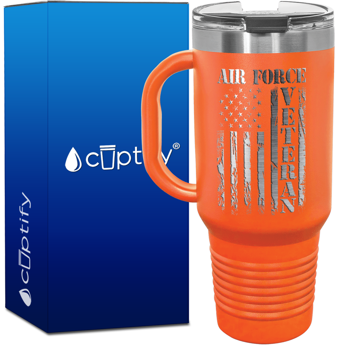 Air Force Veteran 40oz Travel Mug