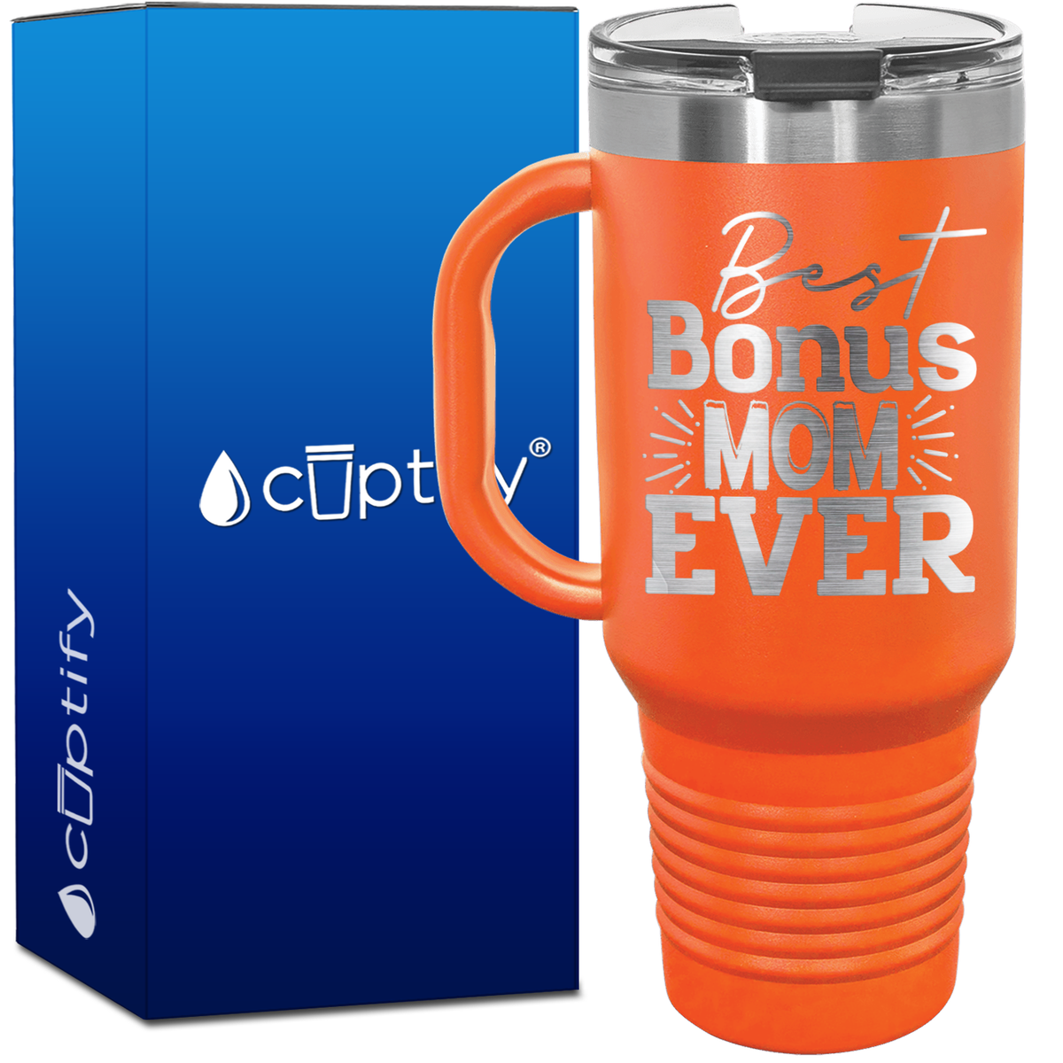 Best Bonus Mom Ever 40oz Mom Travel Mug