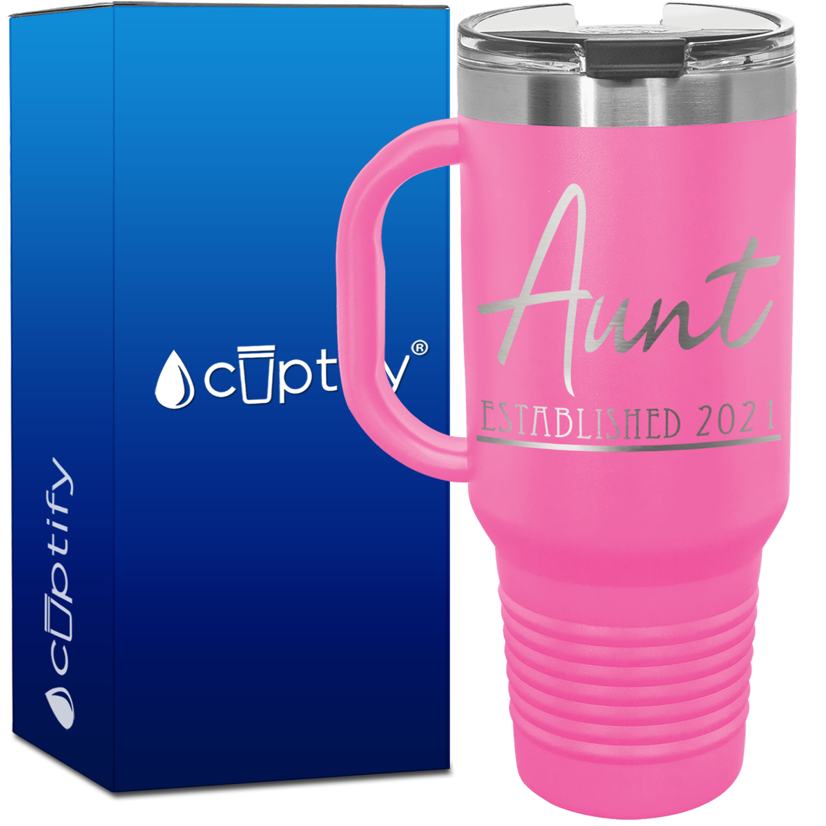 Aunt Established 40oz Aunt Travel Mug