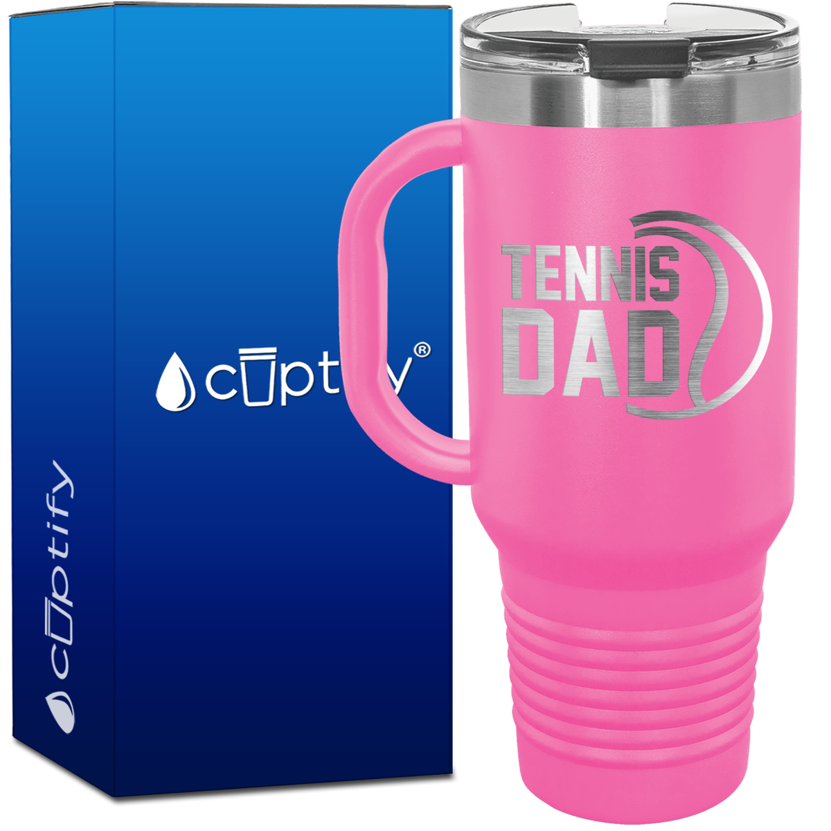 Tennis Dad 40oz Travel Mug
