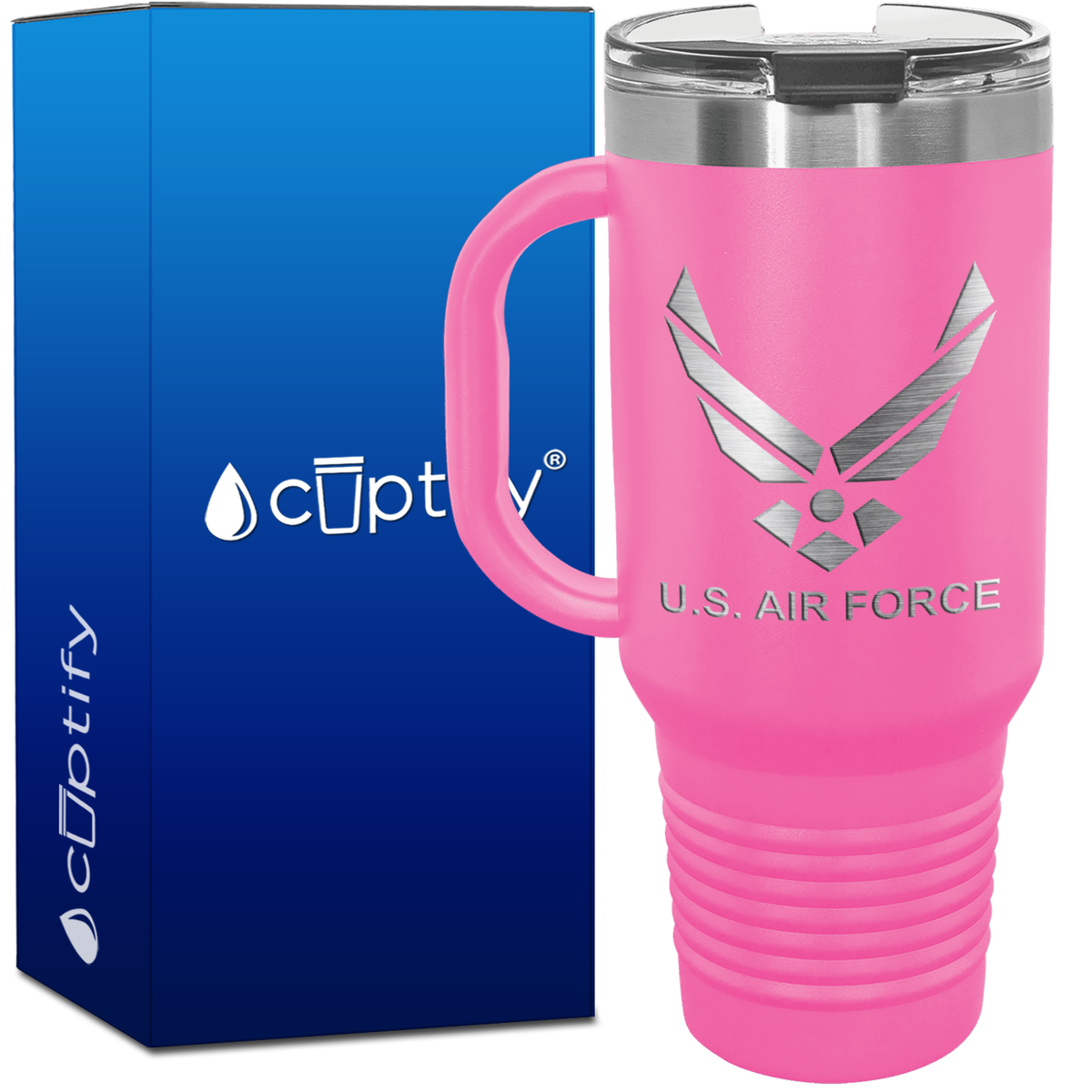 Personalized US Air Force 40oz Travel Mug