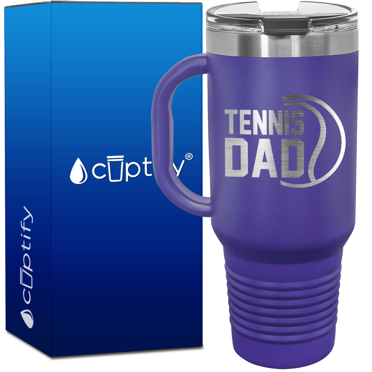 Tennis Dad 40oz Travel Mug