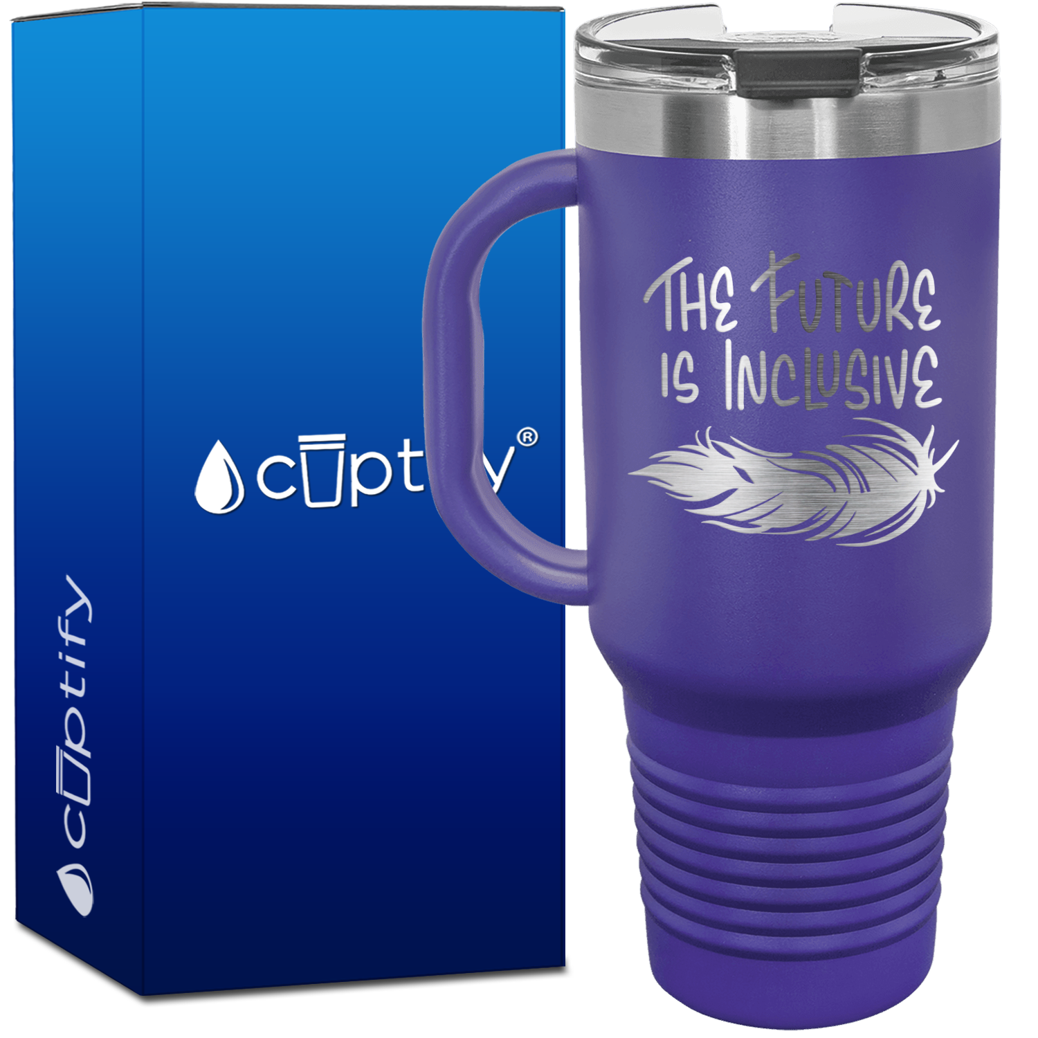 The Future is Inclusive 40oz Autism Travel Mug
