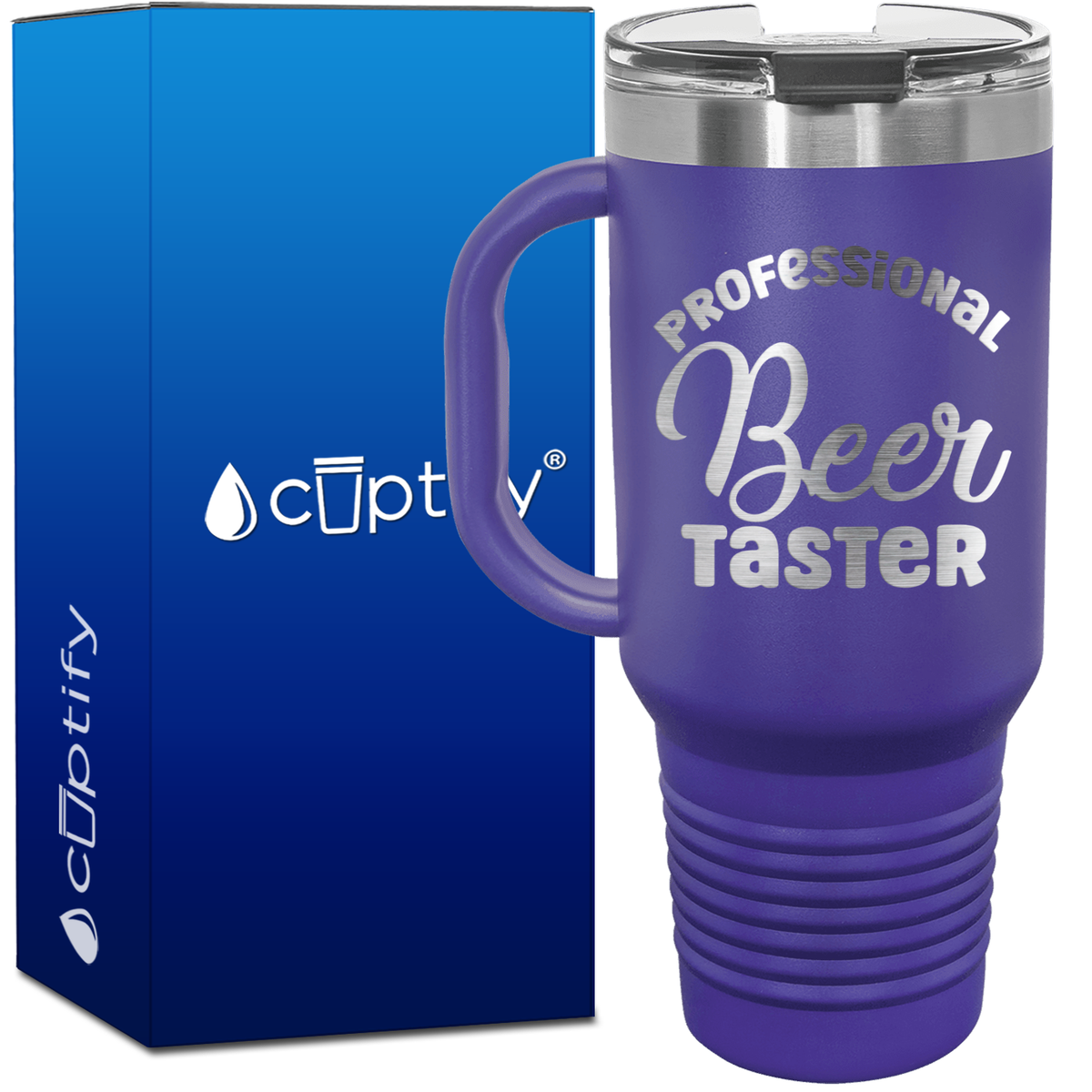 Professional Beer Taster 40oz Beer Lover Travel Mug