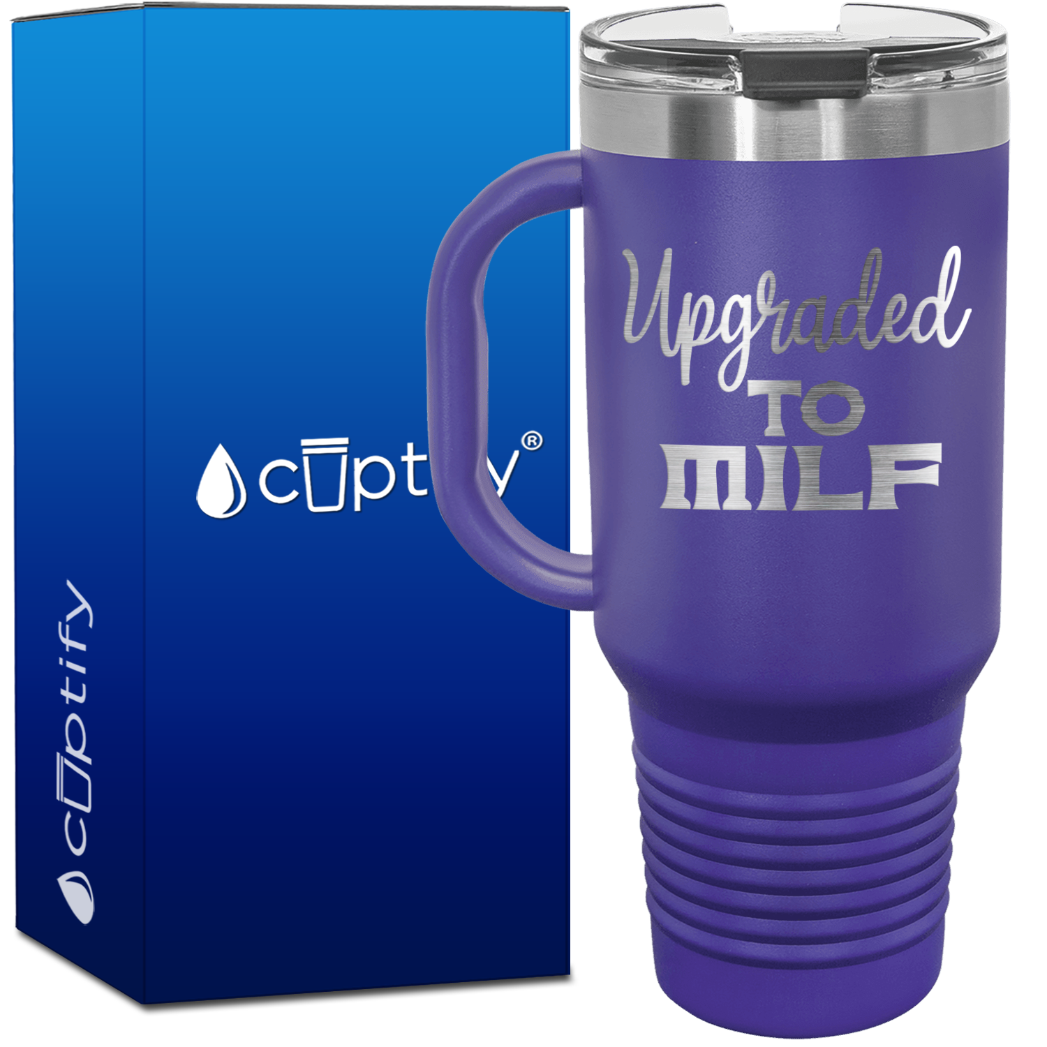 Upgraded to MILF 40oz Funny Travel Mug