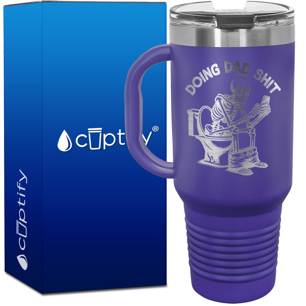 Doing Dad Shit 40oz Funny Travel Mug