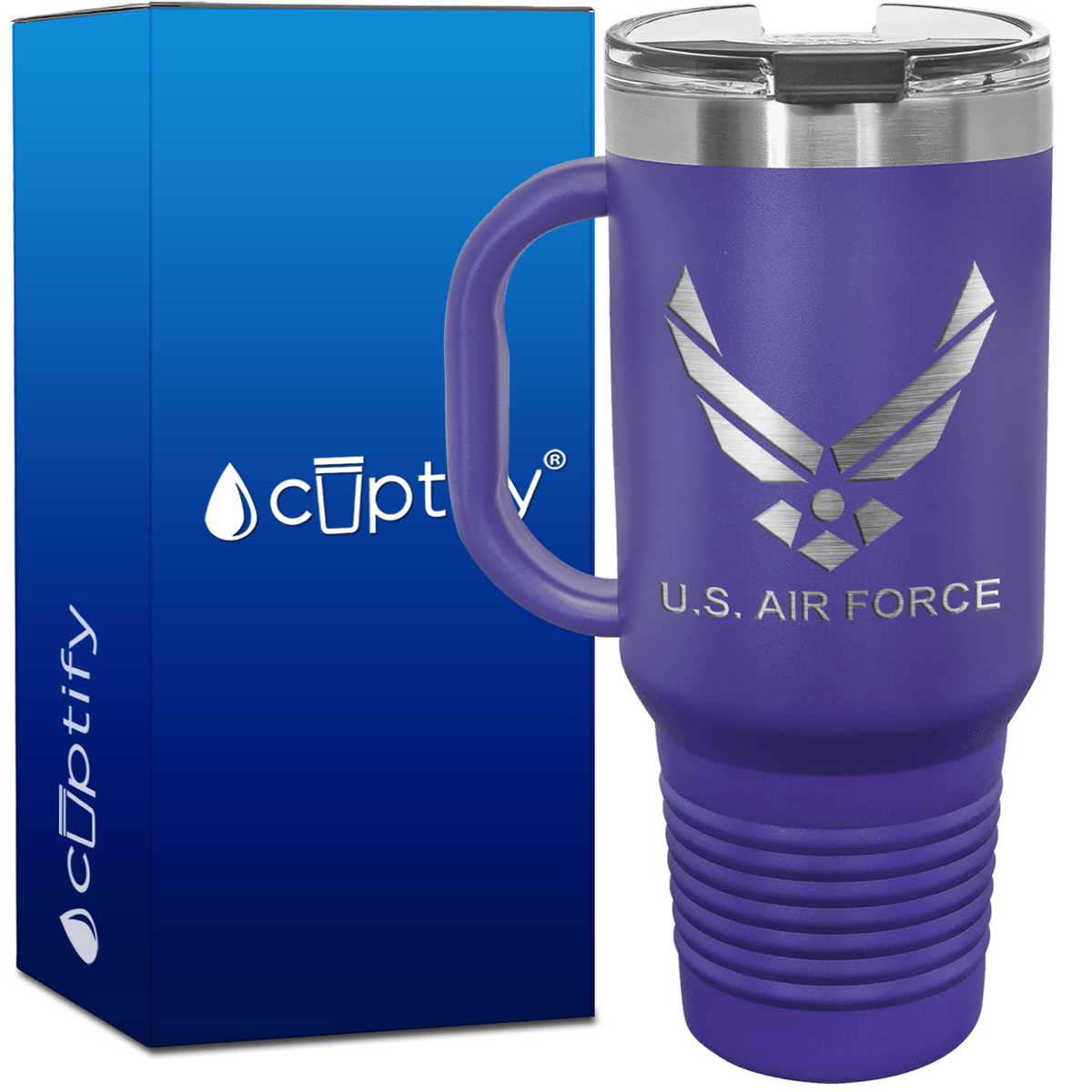 Personalized US Air Force 40oz Travel Mug