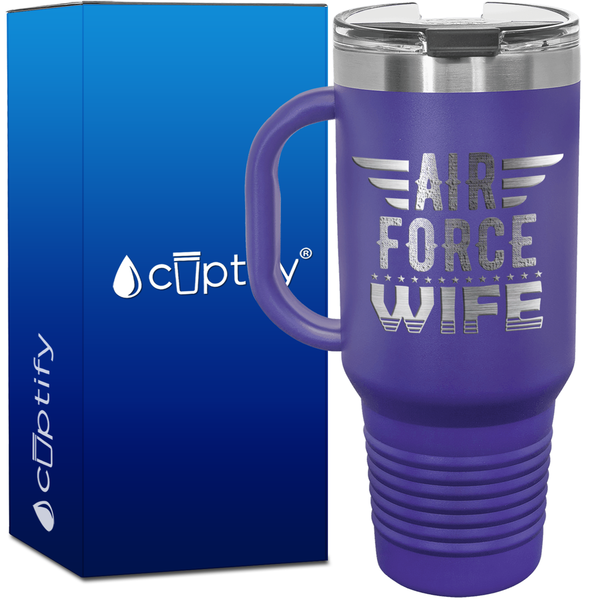 Air Force Wife 40oz Travel Mug