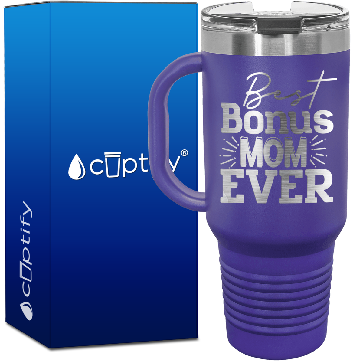 Best Bonus Mom Ever 40oz Mom Travel Mug