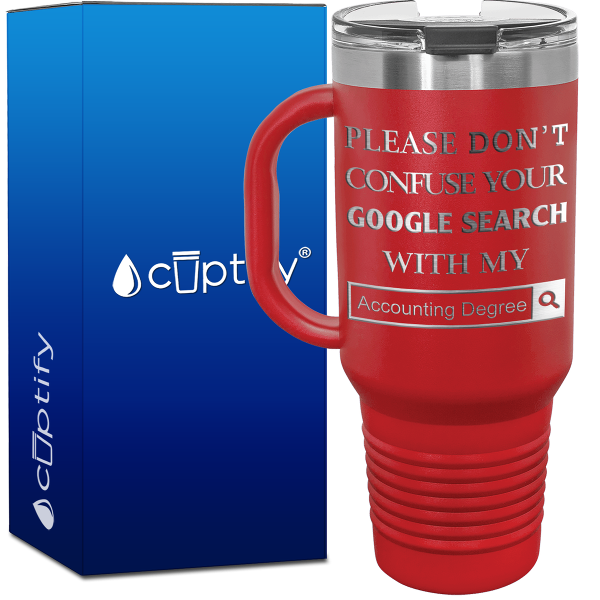 Google Search Accounting Degree 40oz Accountant Travel Mug