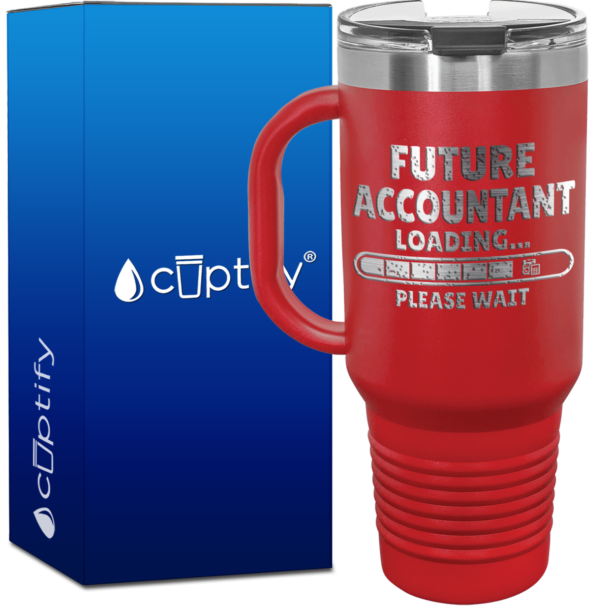 Future Accountant Loading 40oz Accountant Travel Mug