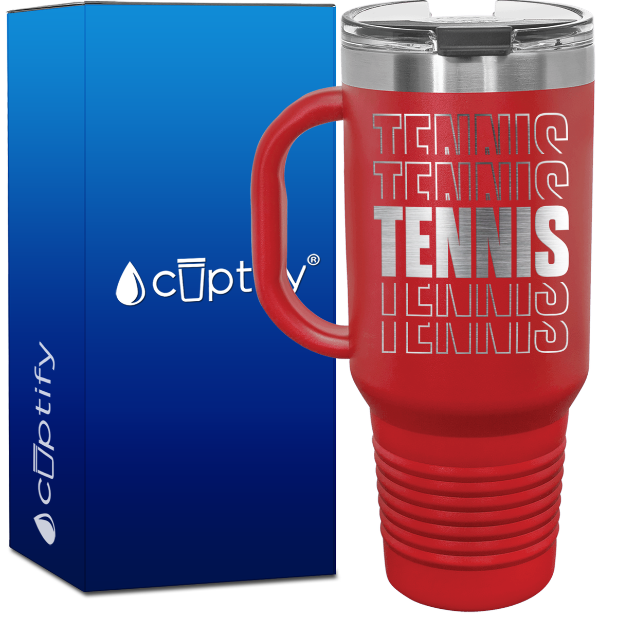 Tennis Tennis Tennis 40oz Travel Mug