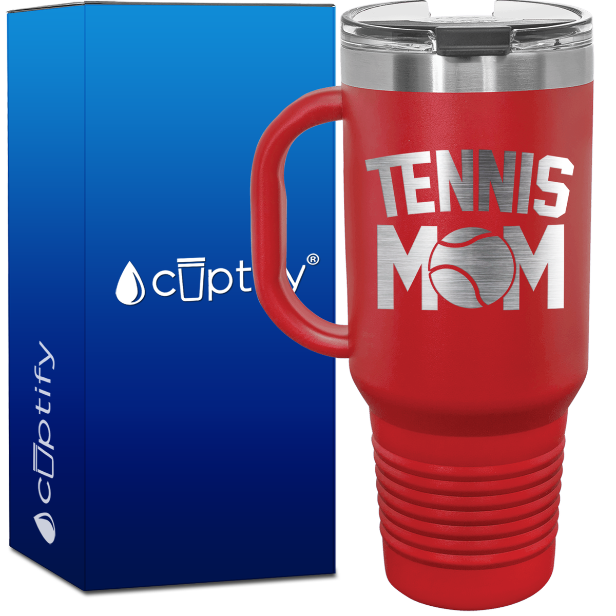 Tennis Mom 40oz Tennis Travel Mug