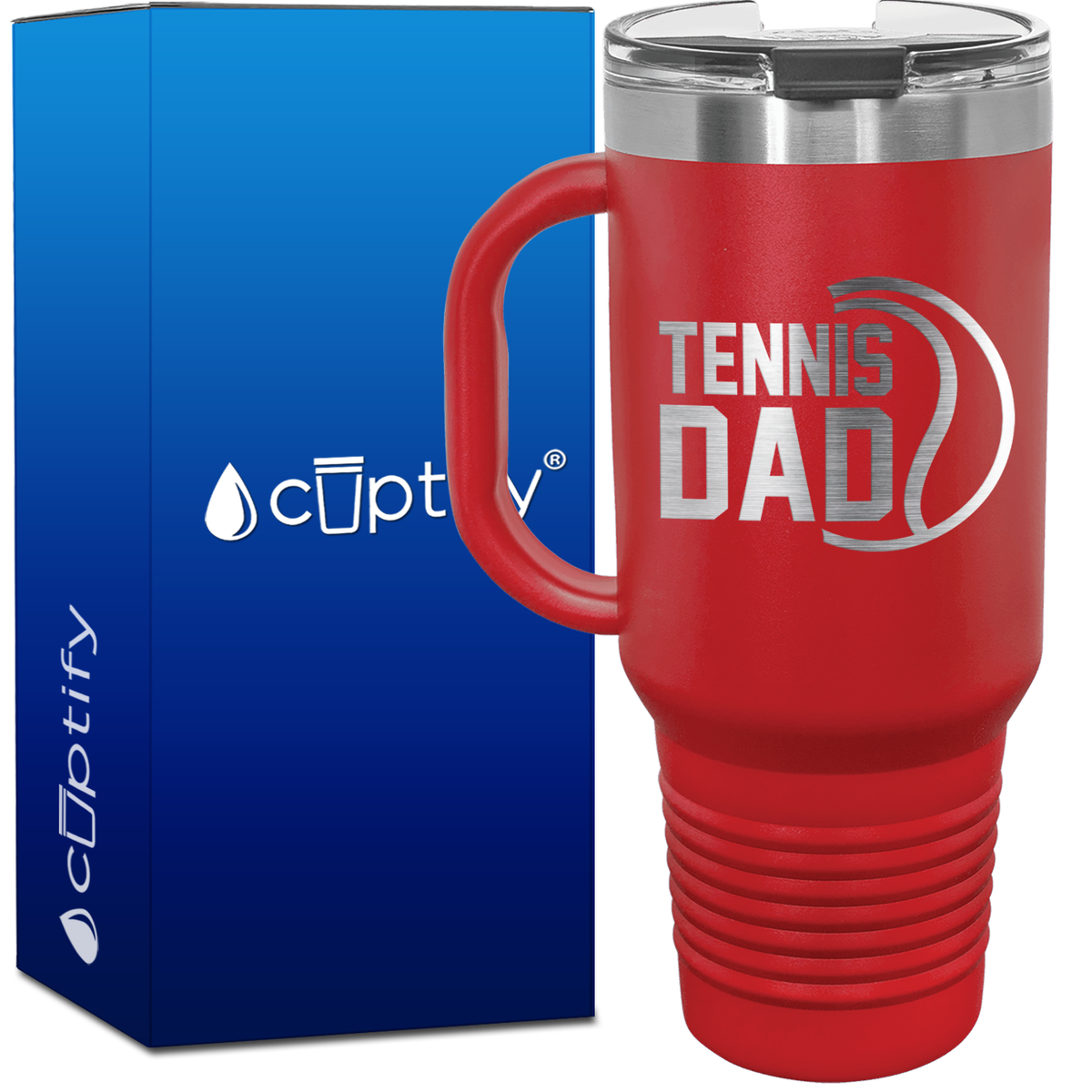 Tennis Dad 40oz Tennis Travel Mug