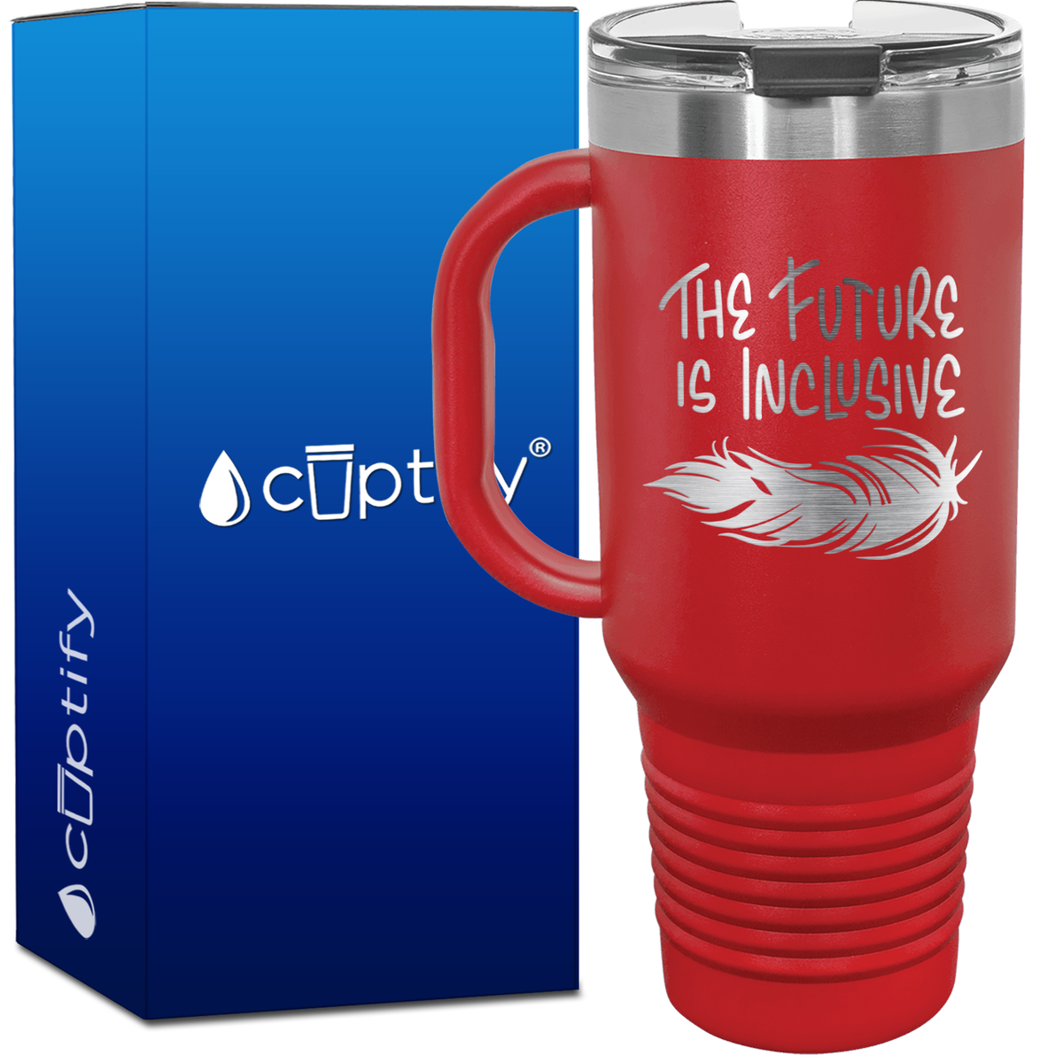 The Future is Inclusive 40oz Autism Travel Mug