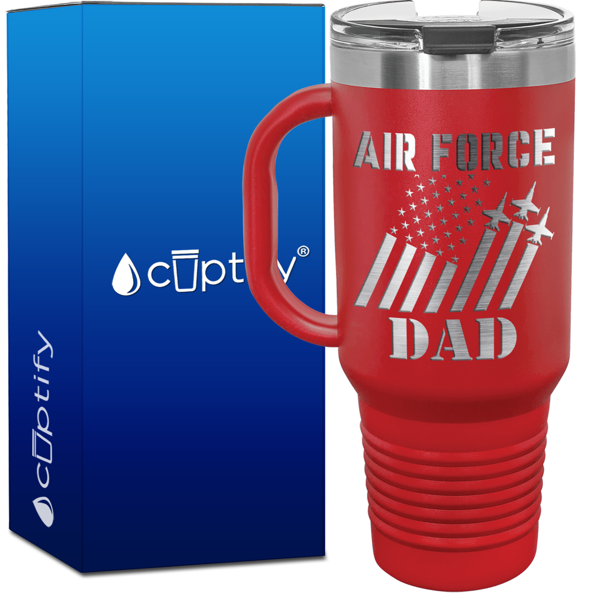 Air Force Dad 40oz Travel Mug