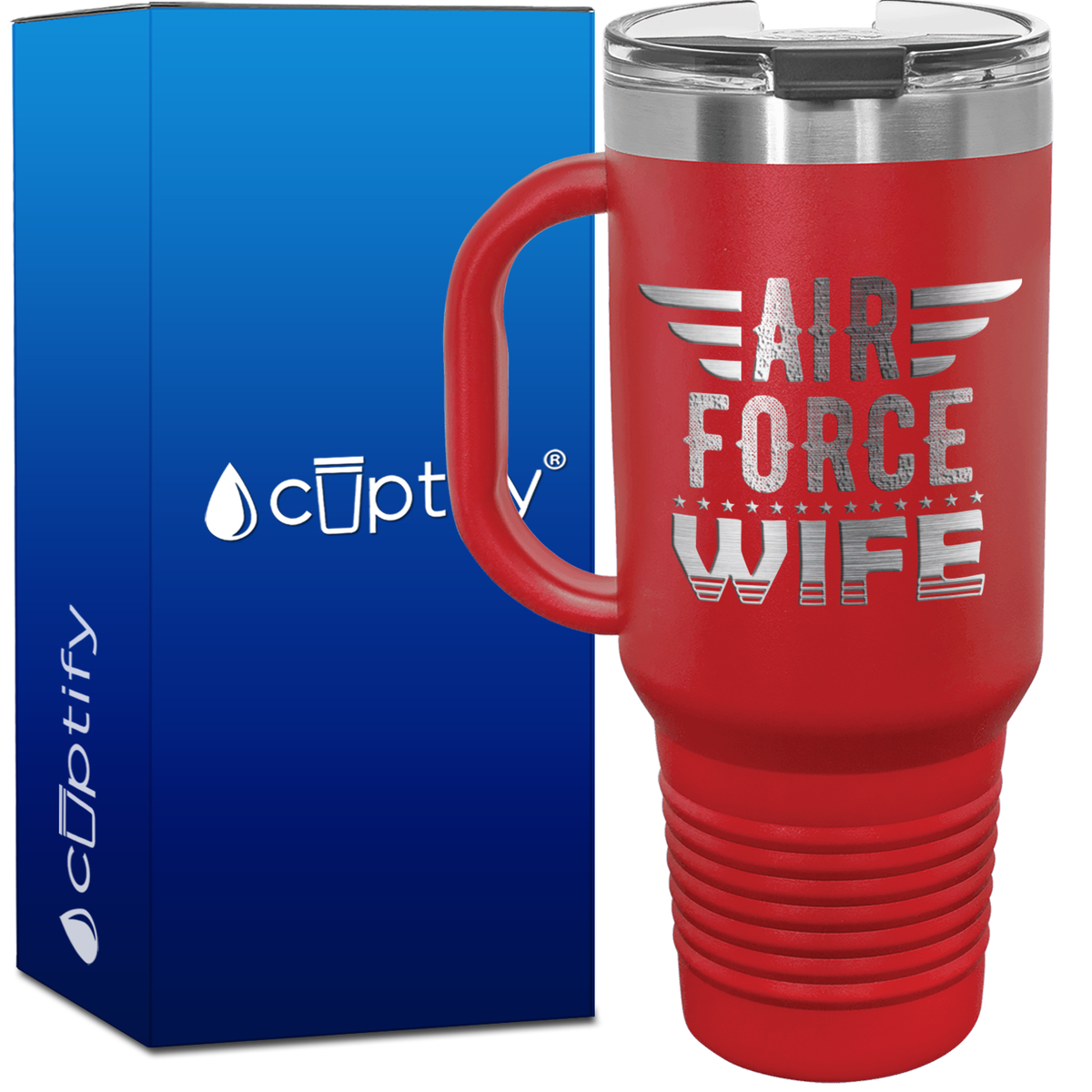 Air Force Wife 40oz Travel Mug