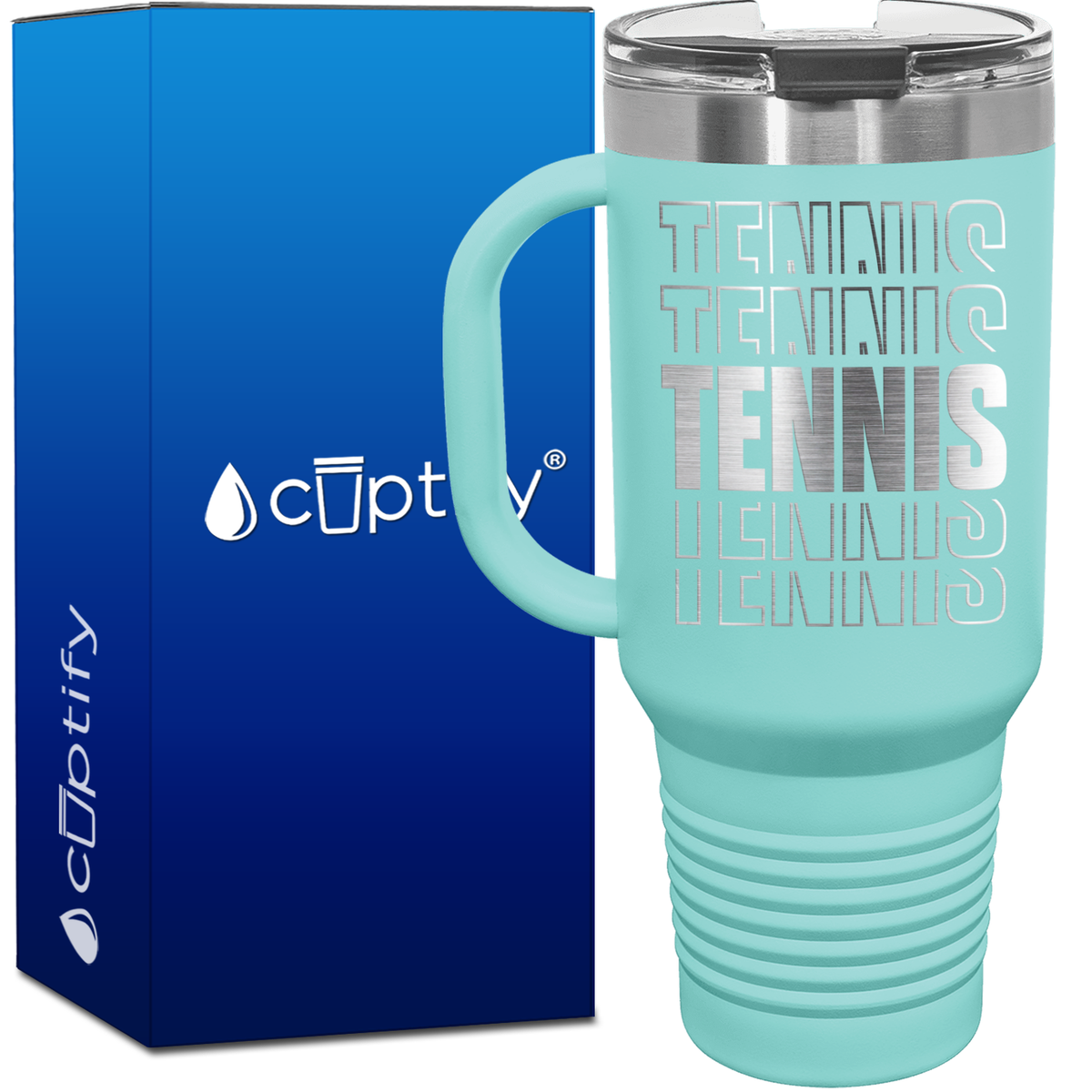 Tennis Tennis Tennis 40oz Travel Mug
