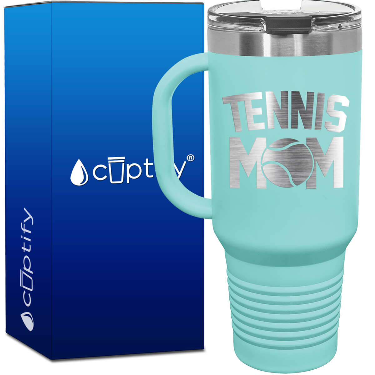 Tennis Mom 40oz Tennis Travel Mug