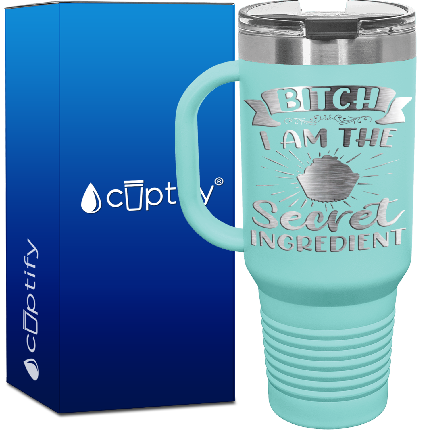 Bitch I Am the Secret Ingredient 40oz Travel Mug