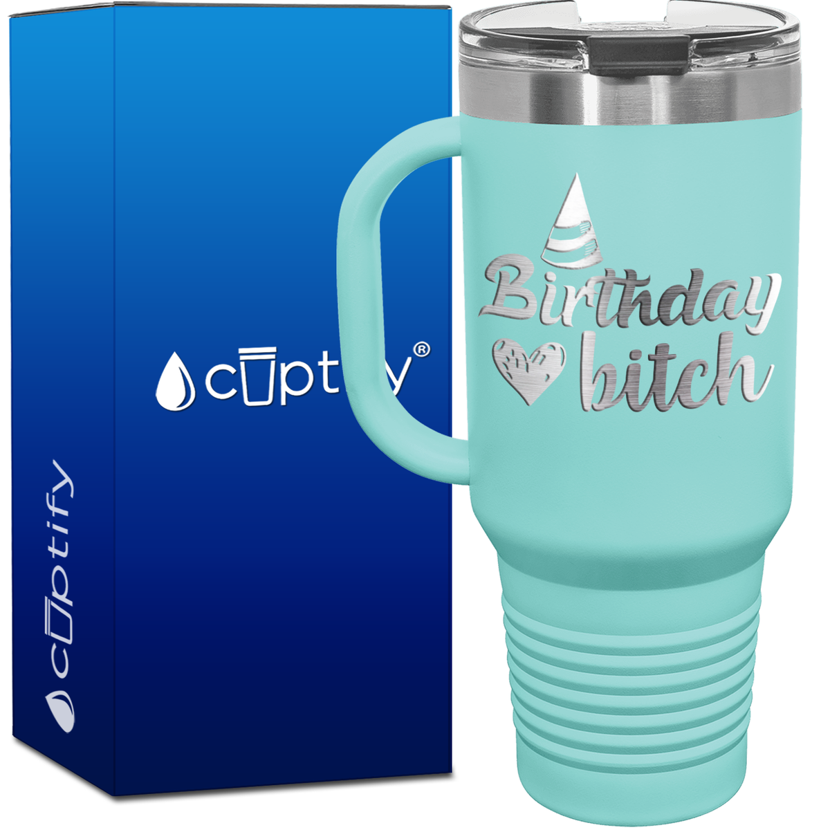 Birthday Bitch 40oz Travel Mug