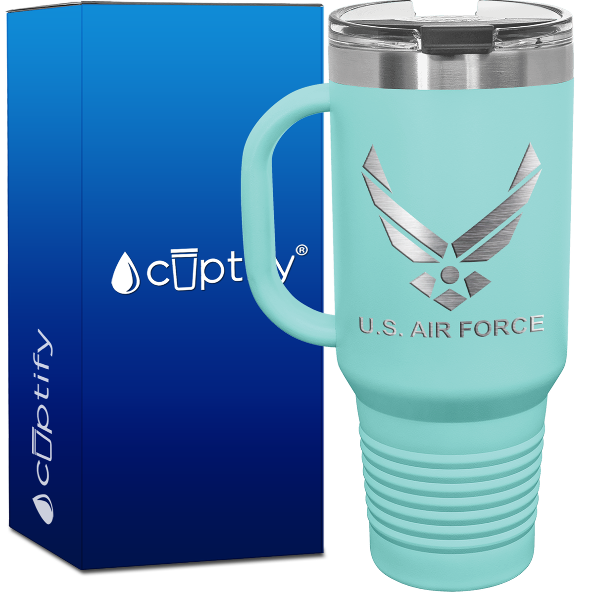 Personalized US Air Force 40oz Travel Mug