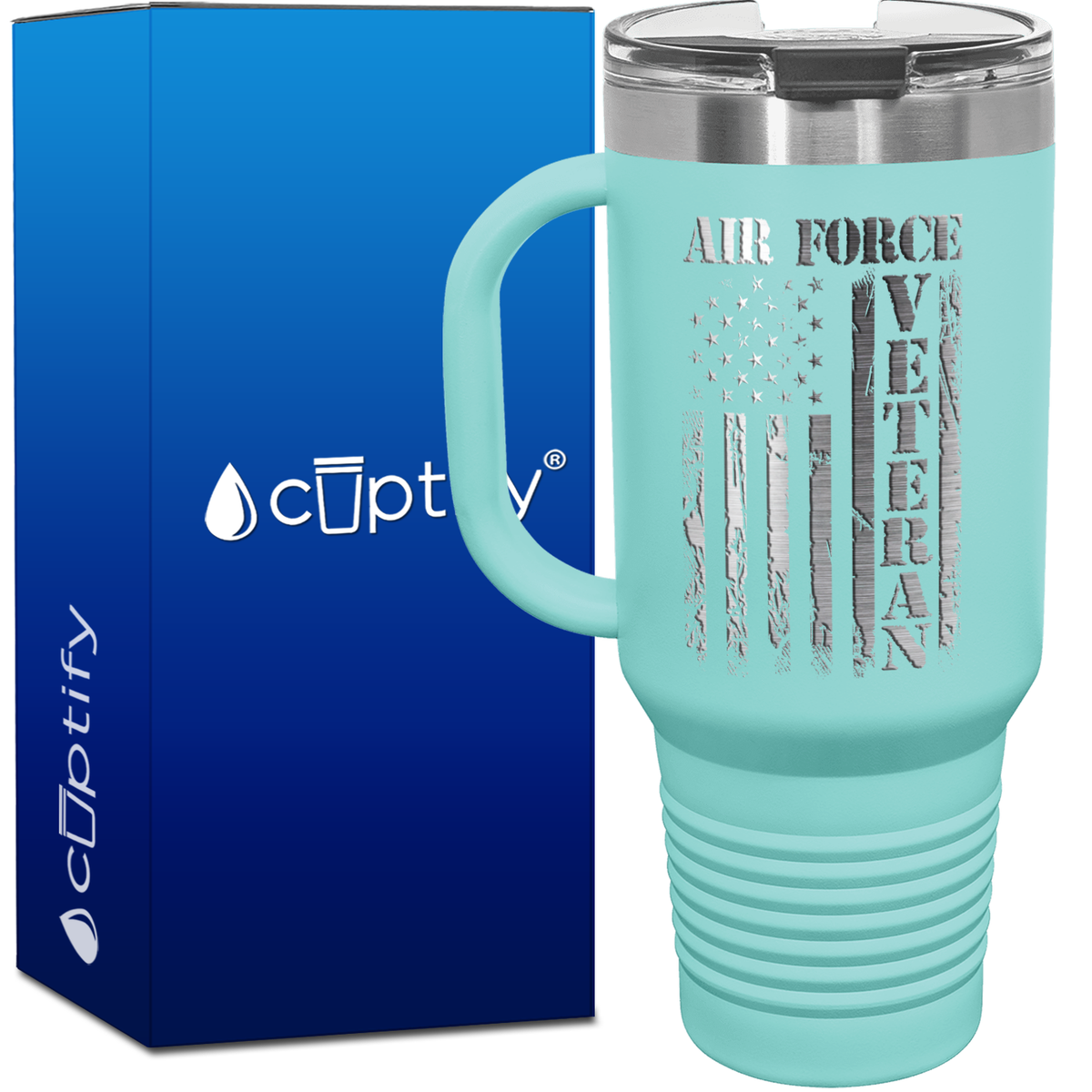Air Force Veteran 40oz Travel Mug