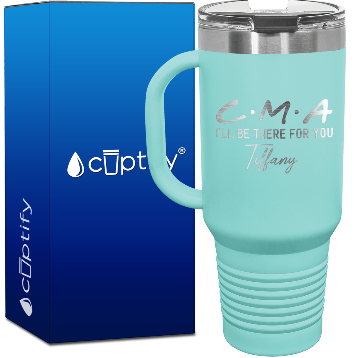 Personalized CMA I'll be there for you 40oz CMA Travel Mug