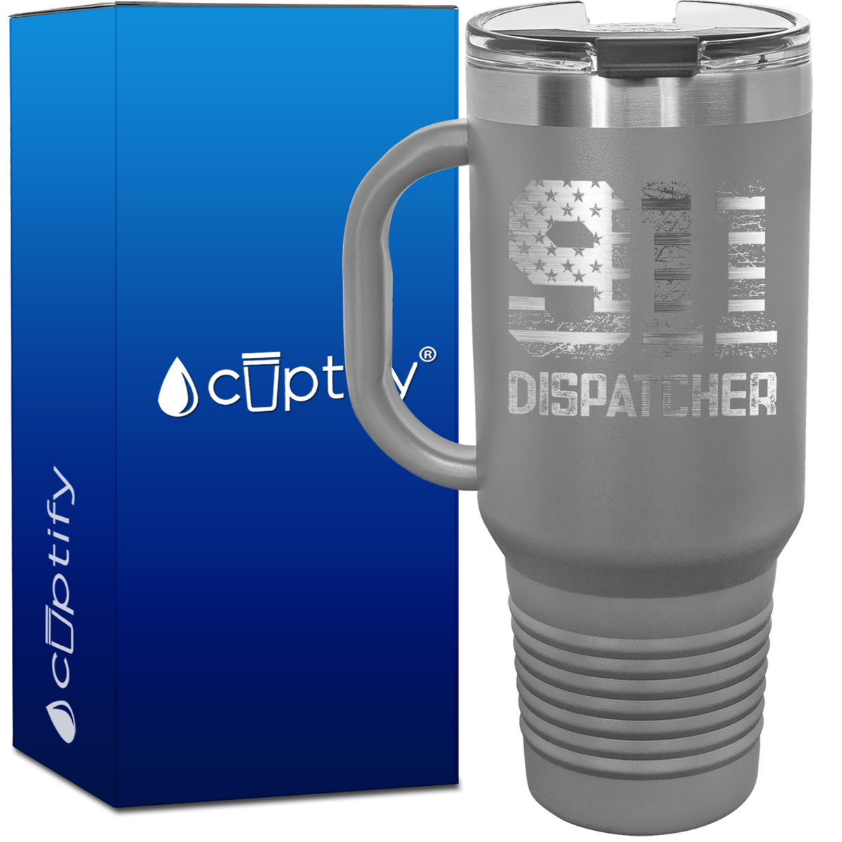 911 Dispatcher 40oz Dispatcher Travel Mug