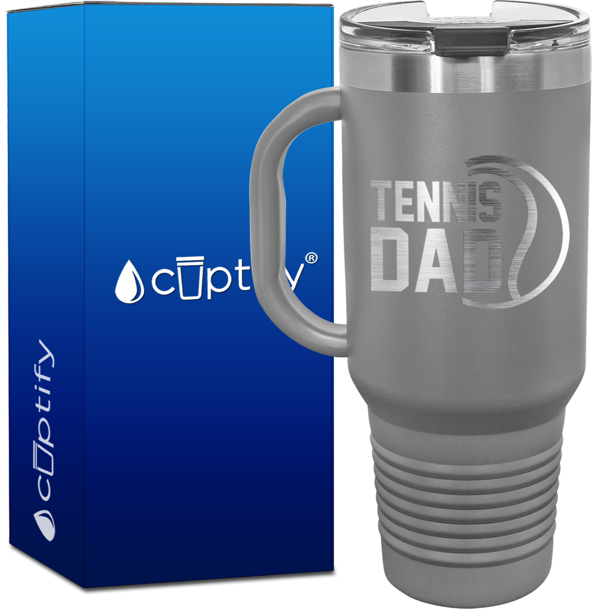 Tennis Dad 40oz Tennis Travel Mug