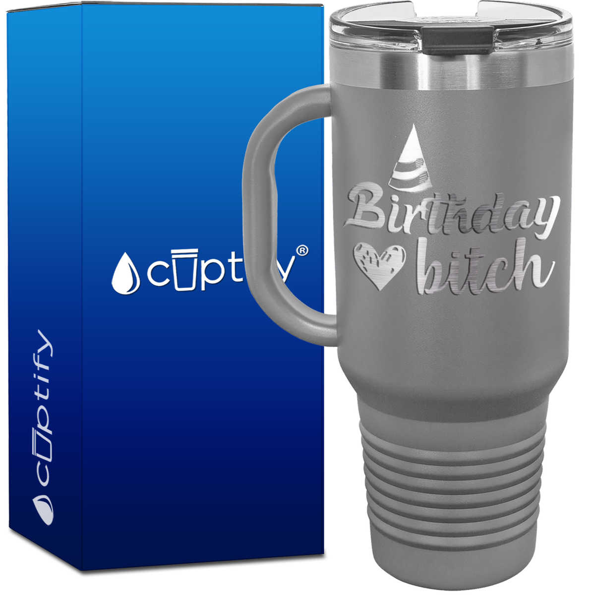 Birthday Bitch 40oz Travel Mug